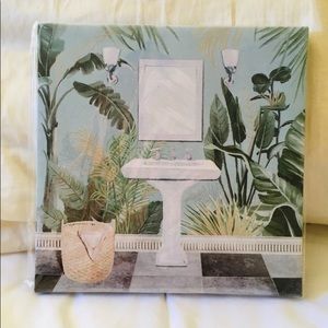 bathroom tropical
canvas wall art